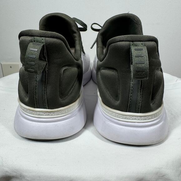 APL Techloom Tracer Sneaker Women 10.5 White Green Running Walking Comfort - Picture 6 of 10